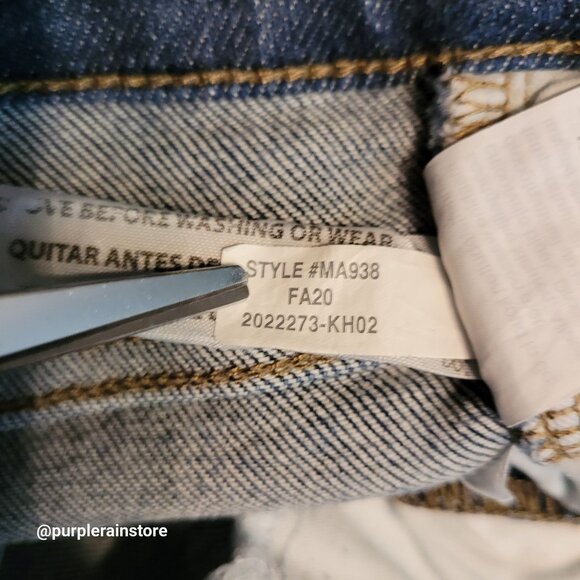 Madewell Jeans 27 Skinny 9" Mid Rise Woodland Wash MA938 Tummy Control Stretch - Picture 7 of 13